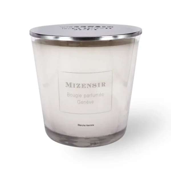 Mizensir Parfums Grandes Bougies Parfumées^Blanche Hermine | Large scented candle