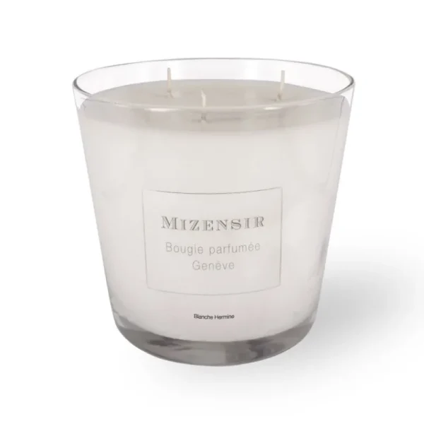 Mizensir Parfums Grandes Bougies Parfumées^Blanche Hermine | Large scented candle