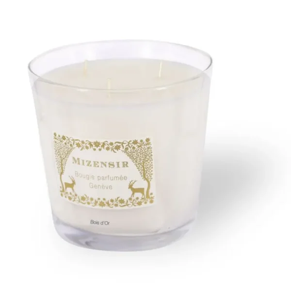 Mizensir Parfums Grandes Bougies Parfumées^Bois d'Or | Large scented candle