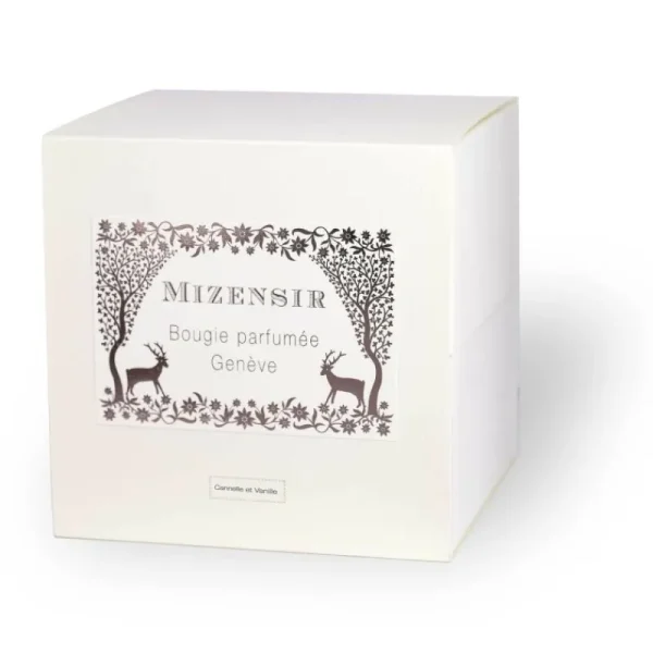 Mizensir Parfums Grandes Bougies Parfumées^Cannelle et Vanille  | Large scented candle