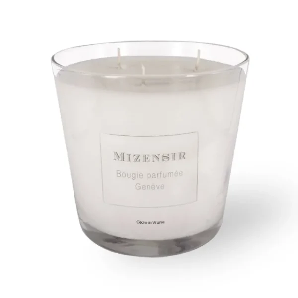 Mizensir Parfums Grandes Bougies Parfumées^Cèdre de Virginie  | Large scented candle