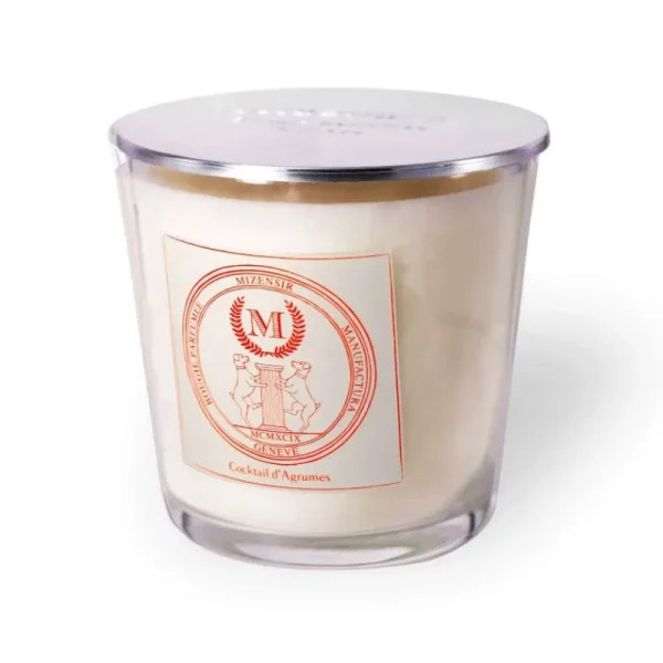 Mizensir Parfums Grandes Bougies Parfumées^Cocktail d'Agrumes  | Large scented candle