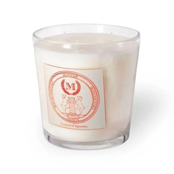 Mizensir Parfums Grandes Bougies Parfumées^Cocktail d'Agrumes  | Large scented candle