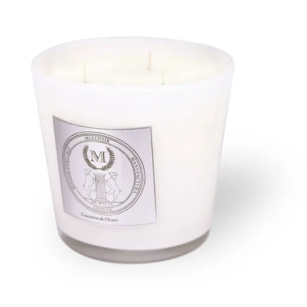 Mizensir Parfums Grandes Bougies Parfumées^Couronne de l'Avent  | Large scented candle