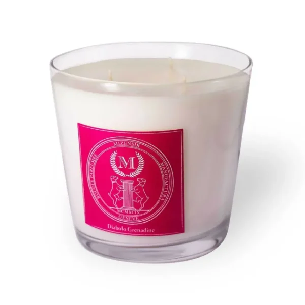 Mizensir Parfums Grandes Bougies Parfumées^Diabolo Grenadine | Large scented candle