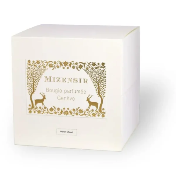 Mizensir Parfums Grandes Bougies Parfumées^Marron Chaud | Large scented candle