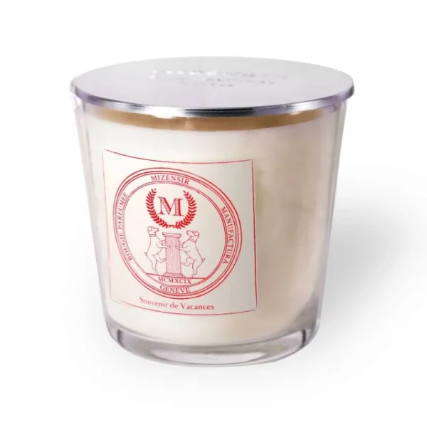 Mizensir Parfums Grandes Bougies Parfumées^Souvenir de Vacances  | Large scented candle